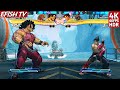 Hugo Ken Vs Jin King Hardest AI Street Fighter X Tekken 
