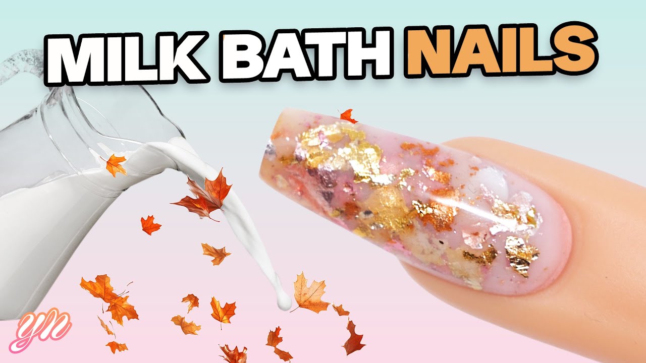 Молочный маникюр за считанные минуты! Простые шаги к великолепным осенним ногтям
