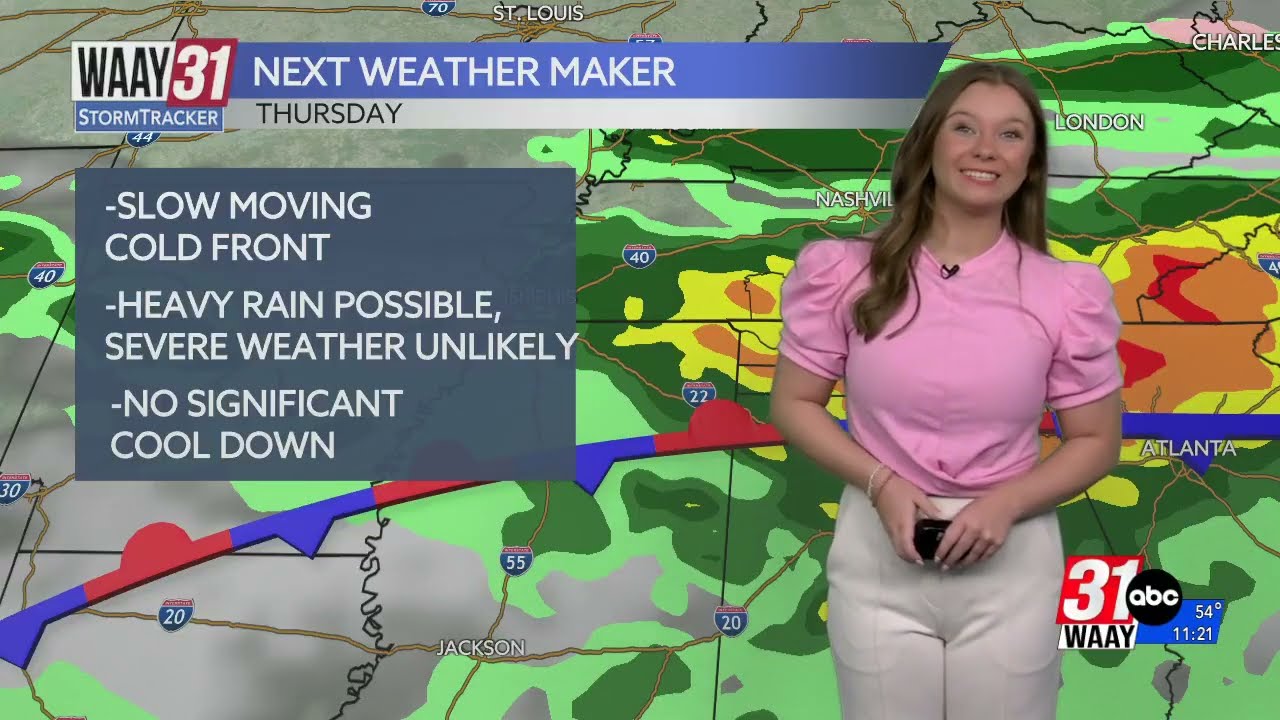 Heavy rain likely Thursday (2/25/26)