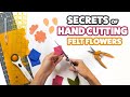 The ultimate guide to hand cutting felt flowers  hand cut felt flowers for beginners