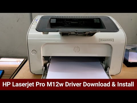 HP Laserjet Pro M12w Driver download and install easily