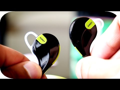 Aukey Bluetooth 4.1 - The Best Sport Earphones? - Full Review! | 4K