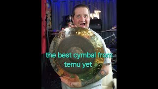 temu crash cymbal review