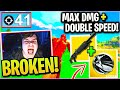 MONGRAAL REVEALS The Most OVERPOWERED Combo in SEASON 4! (MAX DAMAGE + DOUBLE SPEED) Fortnite