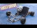 CUSTOM SHIFTER KART BUILD PART 4: FIRST TEST DRIVE