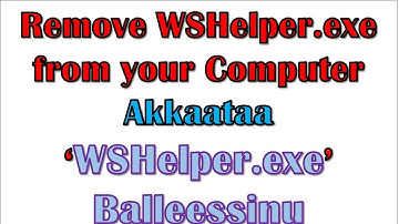 How to remove (fix) WSHelper.exe from Startup - Remove WSHelper.exe from your computer