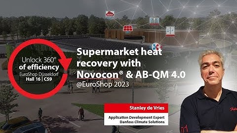 Supermarket heat recovery with Novocon® & pressure-independent valves