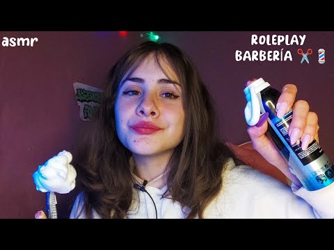 Roleplay BARBERIA y PELUQUERIA // ASMR CASERO