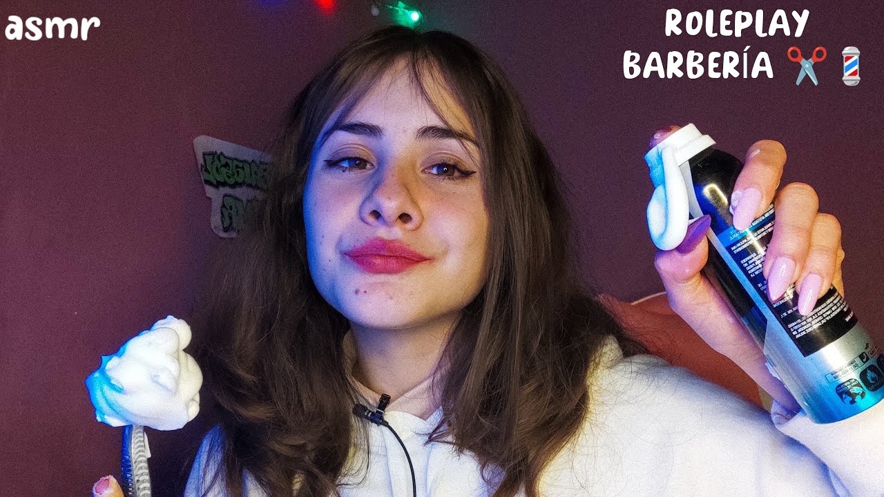 Roleplay BARBERIA y PELUQUERIA // ASMR CASERO