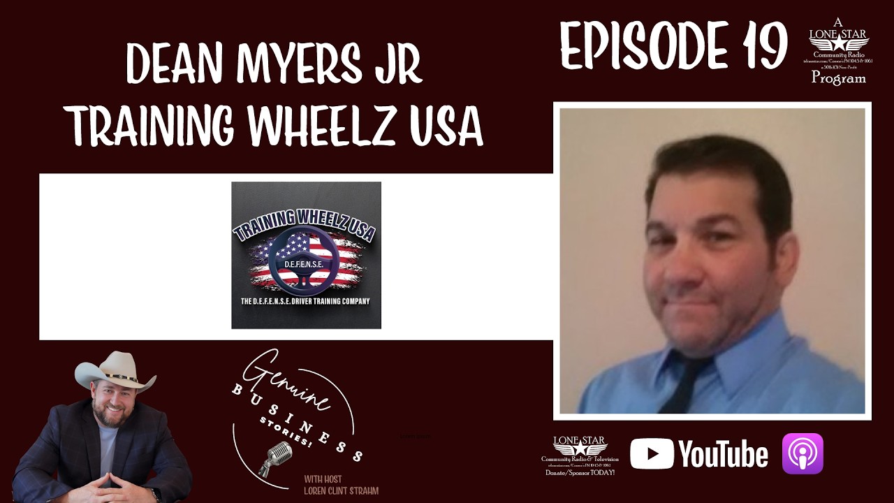 Episode 19 - Dean Myers Jr, Training Wheelz USA - Genuine Business Stories on LSCR