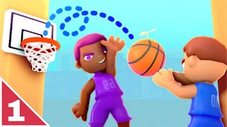 Doodle Dunk Basketball App Game - Gameplay Walkthrough Part 1 - Level 1-25 iOS, Android HD Offline screenshot 2