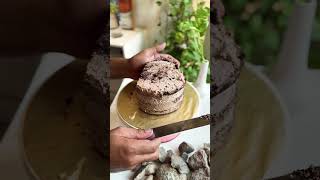 Round Cake to Heart Shaped Cake. Making Heart Cake from Round Pan.  shorts viralvideo howto cake