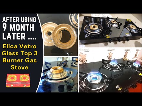 Elica Vetro Glass Top 3 Open Burner Gas Stove (7031 CT VETRO Black) || AFTER USING 6 MONTH [ 2022 ]