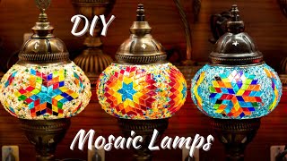 Mosaic Turkish Lamp Making Diy From Art Mastercl