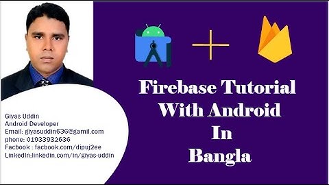 Firebase CRUD Tutorial in Bangla part-1:update and delete data in firebase realtimedatabase part2