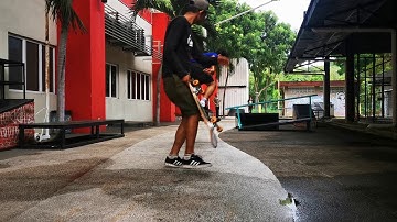 Backside kickflip..first bs kickf by steve berra
