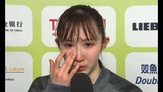 陈梦4比0打哭早田希娜！赛后一番话真肃然起敬，梦姐感动日乒一姐