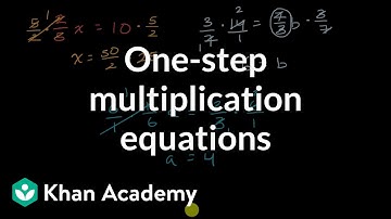 How to solve equations of the form x/a = b | Linear equations | Algebra I | Khan Academy