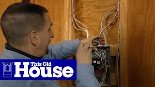 How to Connect a 220-Volt Receptacle to a 20-Amp Breaker | This Old House