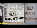IKEA PLATSA Wardrobe wall mounting/PLATSA doors adjustment/ PART:4
