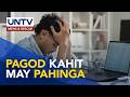 Ano ang Burnout at paano ito nakaapekto sa ating kalusugan | Now You Know