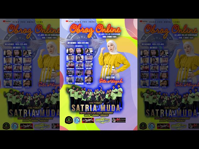 Obrog Online  SATRIA MUDA  { Team MUMPLUK } || Edisi Bulan Ramadhan || Gues star  SITI ALIYAH  class=