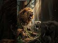 Powerful lion🦁 🫡 #shortsvideo #shorts #lion