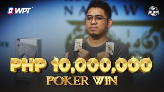 WORLD POKER TOUR PINOY CHAMP!!