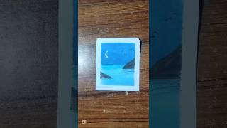 Easy painting with oil pastel for beginners #shorts #art #oilpasteldrawing #sunsetpainting #sunset