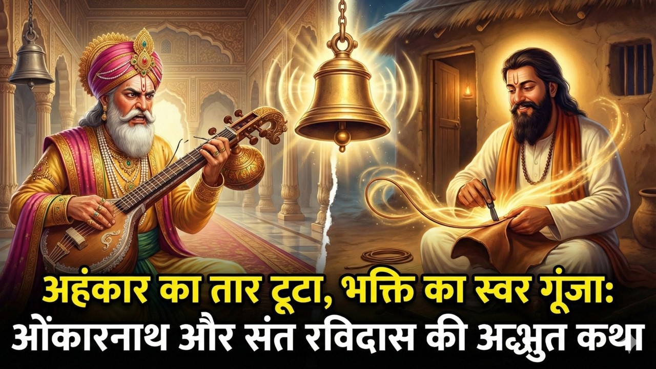 जब सोने के तार से नहीं, चमड़े के तार से बजी वीणा! | संत रविदास जी की चमत्कारी कहानी | Ravidas Video