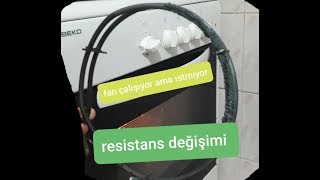 Fırnlı Ocak Fan Çalışıyor Isıtmıyor, Rezistans Değişimi, Çok Kolay