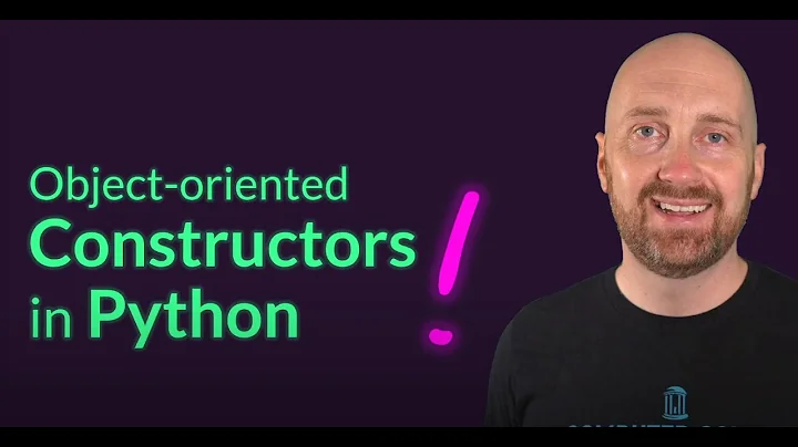 Constructors in Python - Intro tutorial to the __init__  magic method for initializing new objects