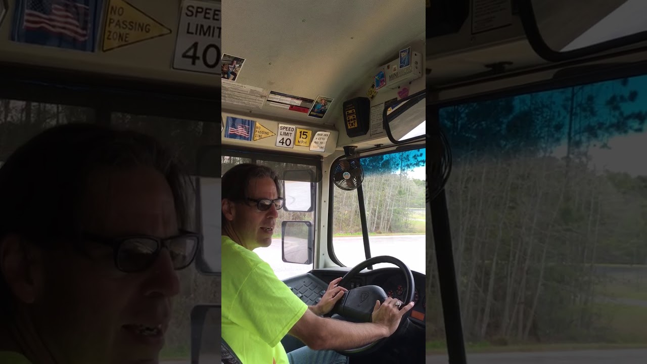 Skills – How to Offset Park – Class B CDL School Bus *** - YouTube