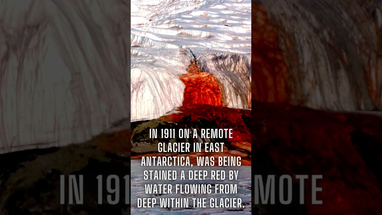 BLOOD LAKE OF ANTARCTICA