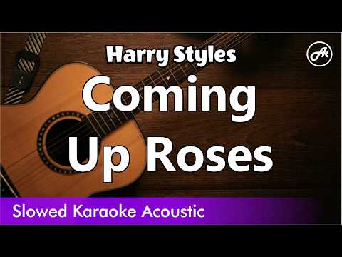 Harry Styles - Coming Up Roses (SLOW acoustic karaoke lyrics)