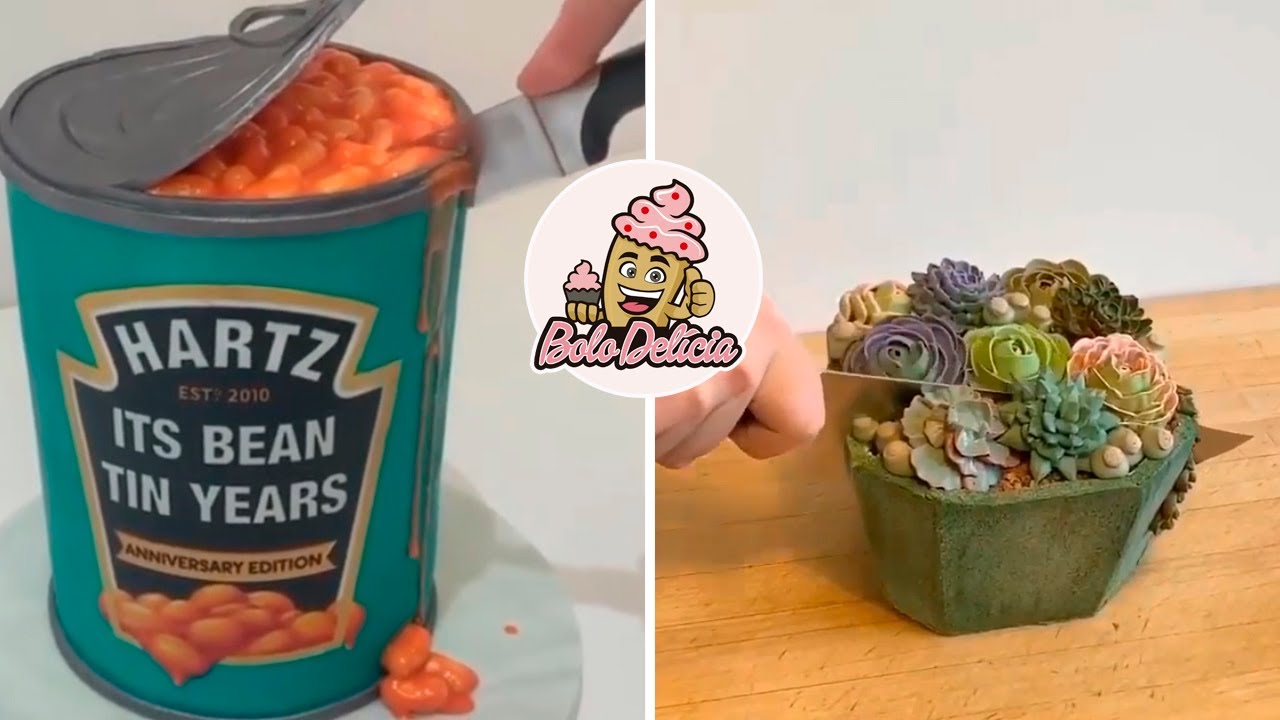 Bolos INCRÍVEIS 😮 que parecem objetos 2 | Compilação de Bolos Decorados | Bolo Delícia Oficial