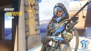 Overwatch Ana Amari Hero Gameplay Preview