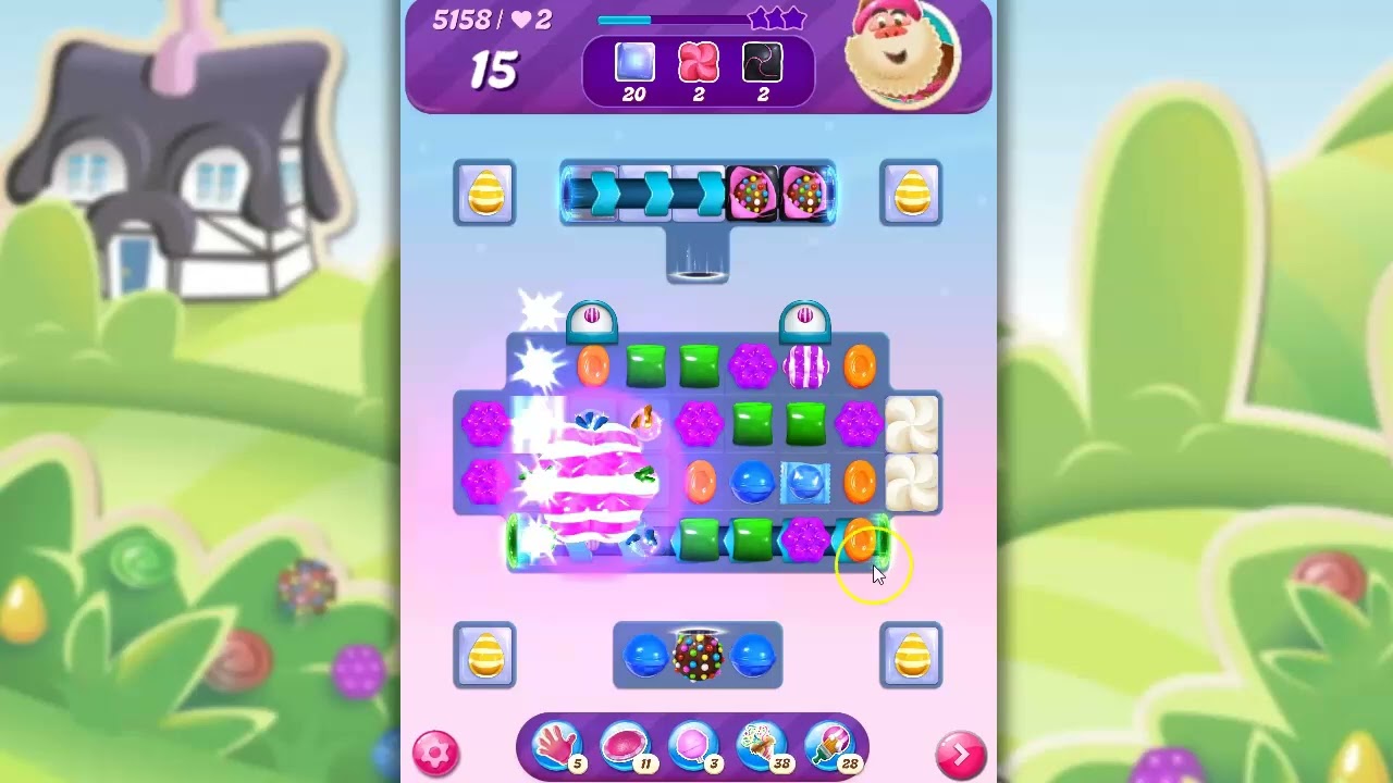 ぎゃわぎゃわさんページ Candy Crush Level 5158 Talkthrough, 34 Moves 0 Boosters - YouTube