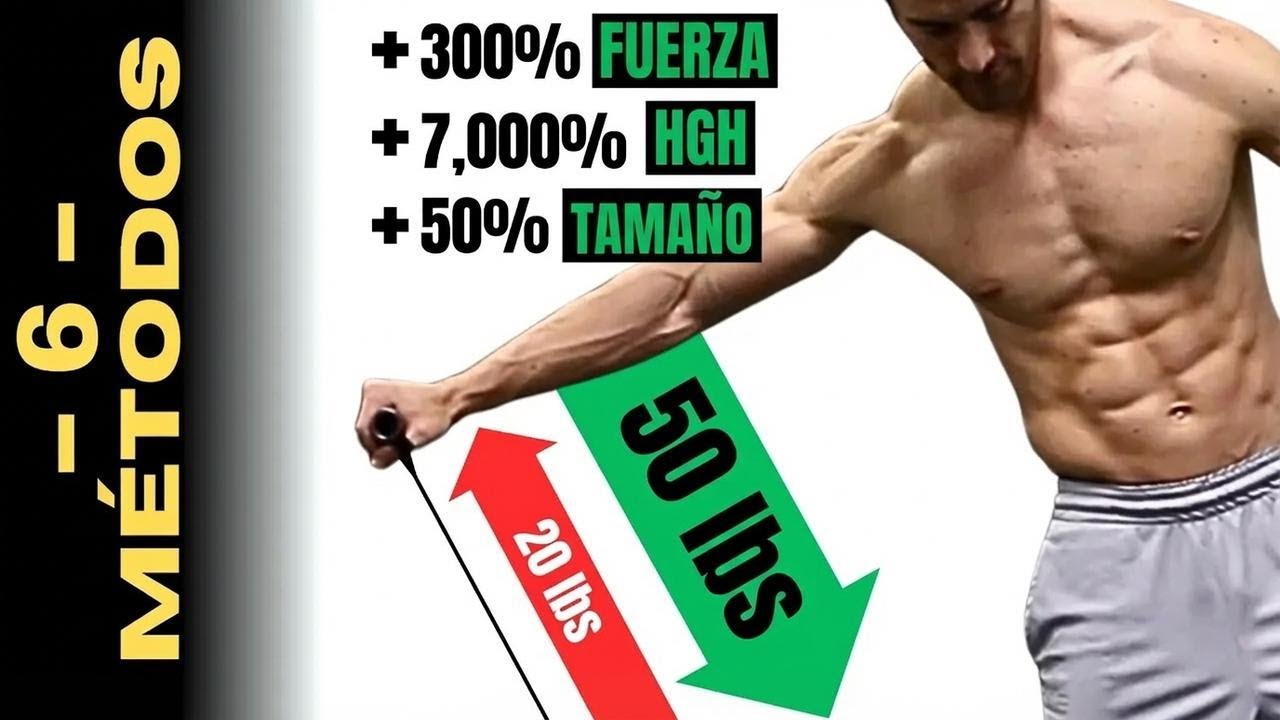 6 técnicas para ganar fuerza y músculo tres veces más rápido