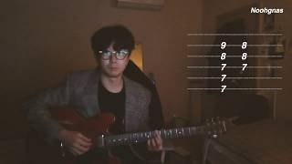 [TAB] Ji-Eun's Sunset · City Girl (Guitar loop cover)