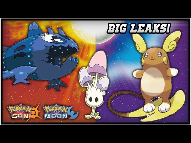 New Pokémon Sun and Moon info leaks out early – new Raichu!