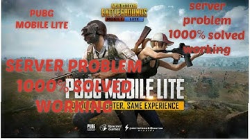 Pubg mobile lite Server problem Solved | pubg mobile lite error fix | pubg mobile lite run