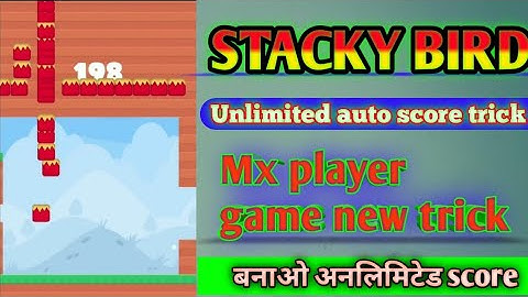 Stacky bird game hack trick mx player game hack trick today new hack Stacky bird game hack trick mx