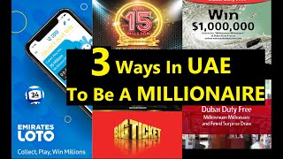 These 3 Prize Draws in UAE Can Make You Lucky Millionaire - #EmiratesLoto #BigTicket #DDFMillionaire
