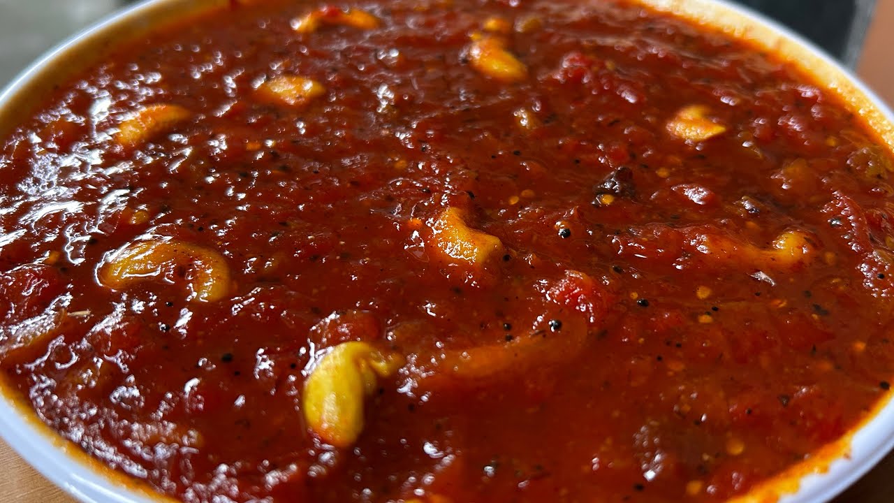 অনুষ্ঠান বাড়ির মতো খুবই সুস্বাদু টমেটো-এর মিষ্ঠি চাটনি | Khejur Amsotto Tomato Chantni- Sweet sour 