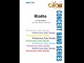 Rialto alto saxophone solo or flugelhorn solo and concert band fred edwards