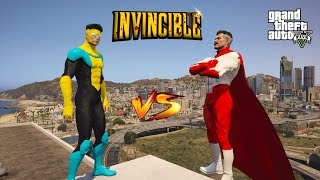 Omniman vs Invincible GTA 5 gta5 gta5mods invincible