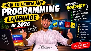 HOW TO LEARN CODING IN 2026 🚀 | COMPLETE ROADMAP FOR BEGINNERS 