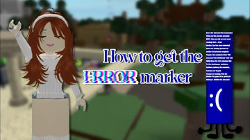 HOW TO GET THE ERROR MARKER IN FIND THE MARKERS!! (2025)