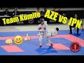 4K. Male Team Kumite AZE vs JPN.  World Championships WKF. Semifinal Kumite AZE vs JPN Spain 2018